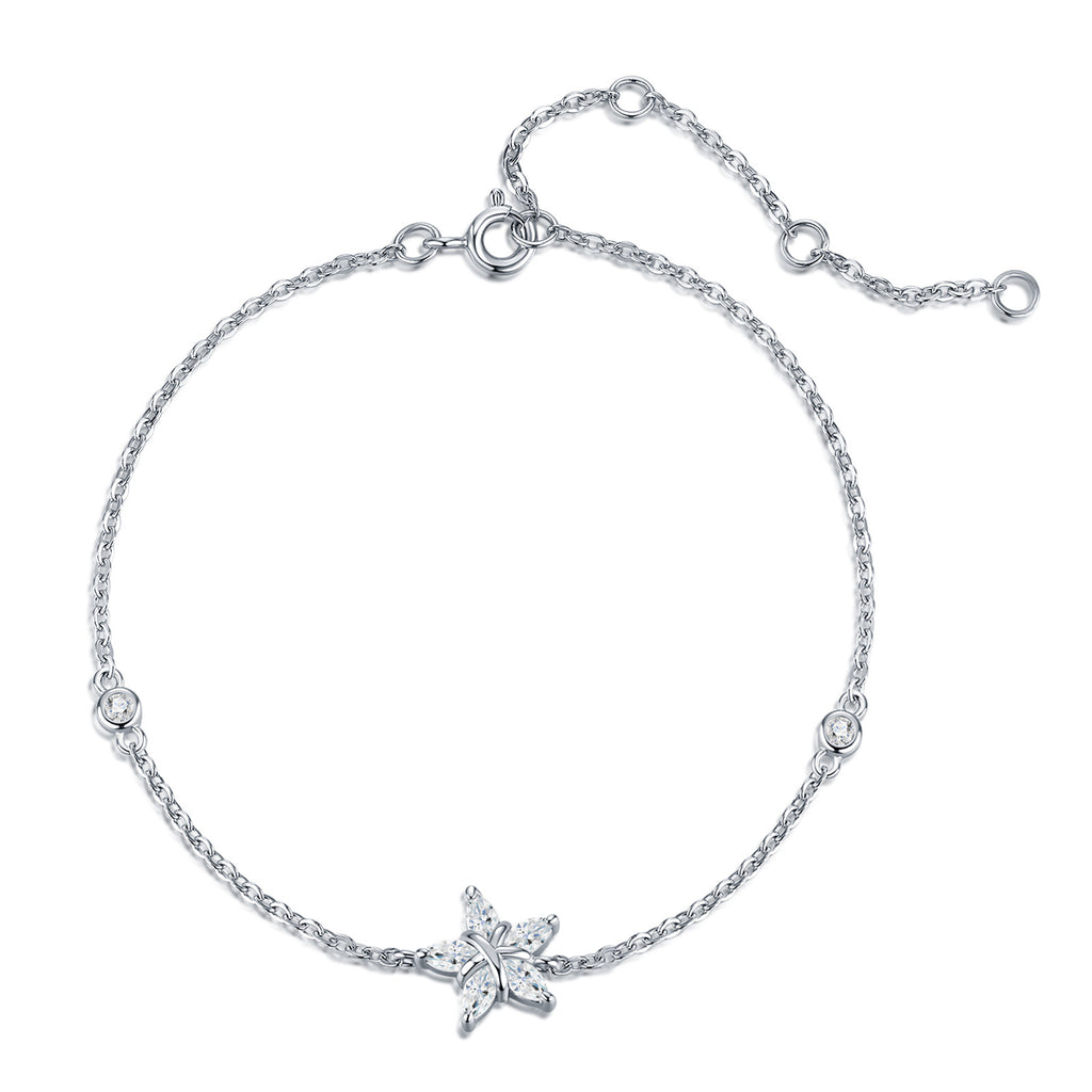 Non-tarnishing 925 Silver Moissanite Bracelet