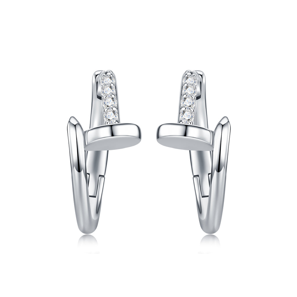 S925 Silver Moissanite Earrings