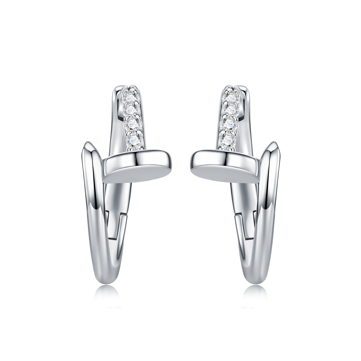 S925 Silver Moissanite Earrings