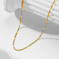 S925 Sterling Silver Gold-Plated Choker Necklace