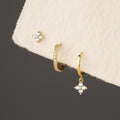 S925 Sterling Silver Earrings Set with Zirconia