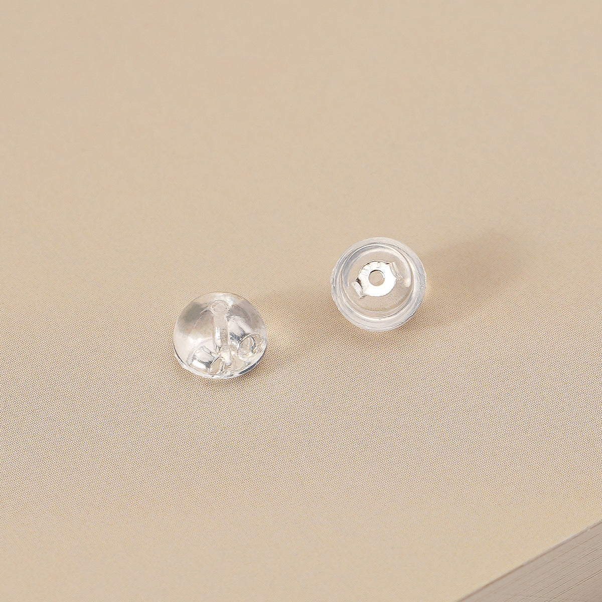 S925 Silver and Silicone Earring Backs – Non-Slip Earring Accessory