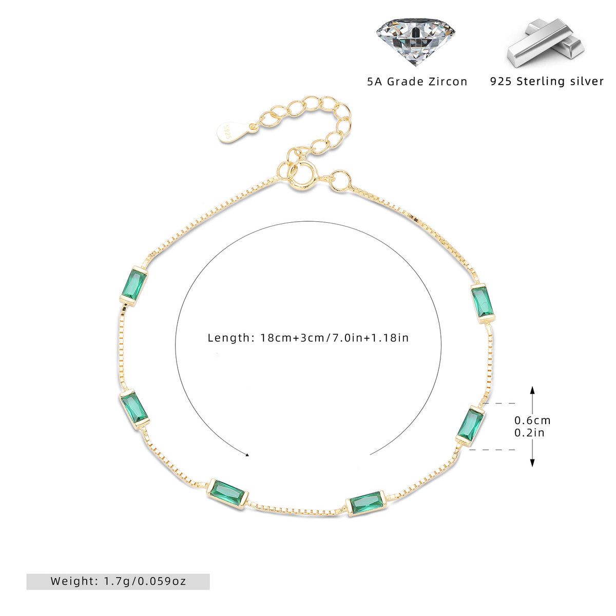 S925 Sterling Silver Bracelet