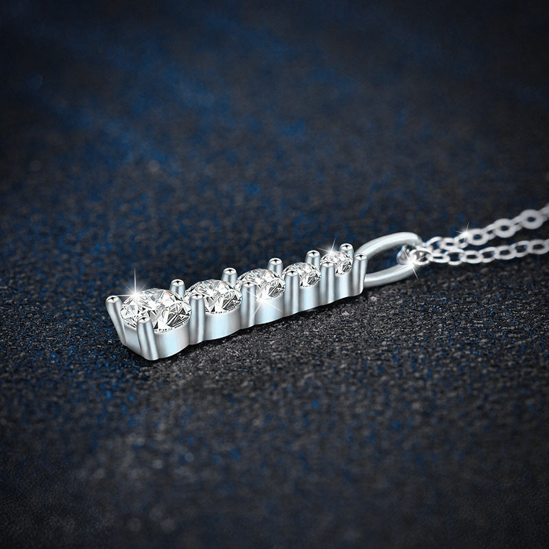 S925 Sterling Silver Moissanite Necklace