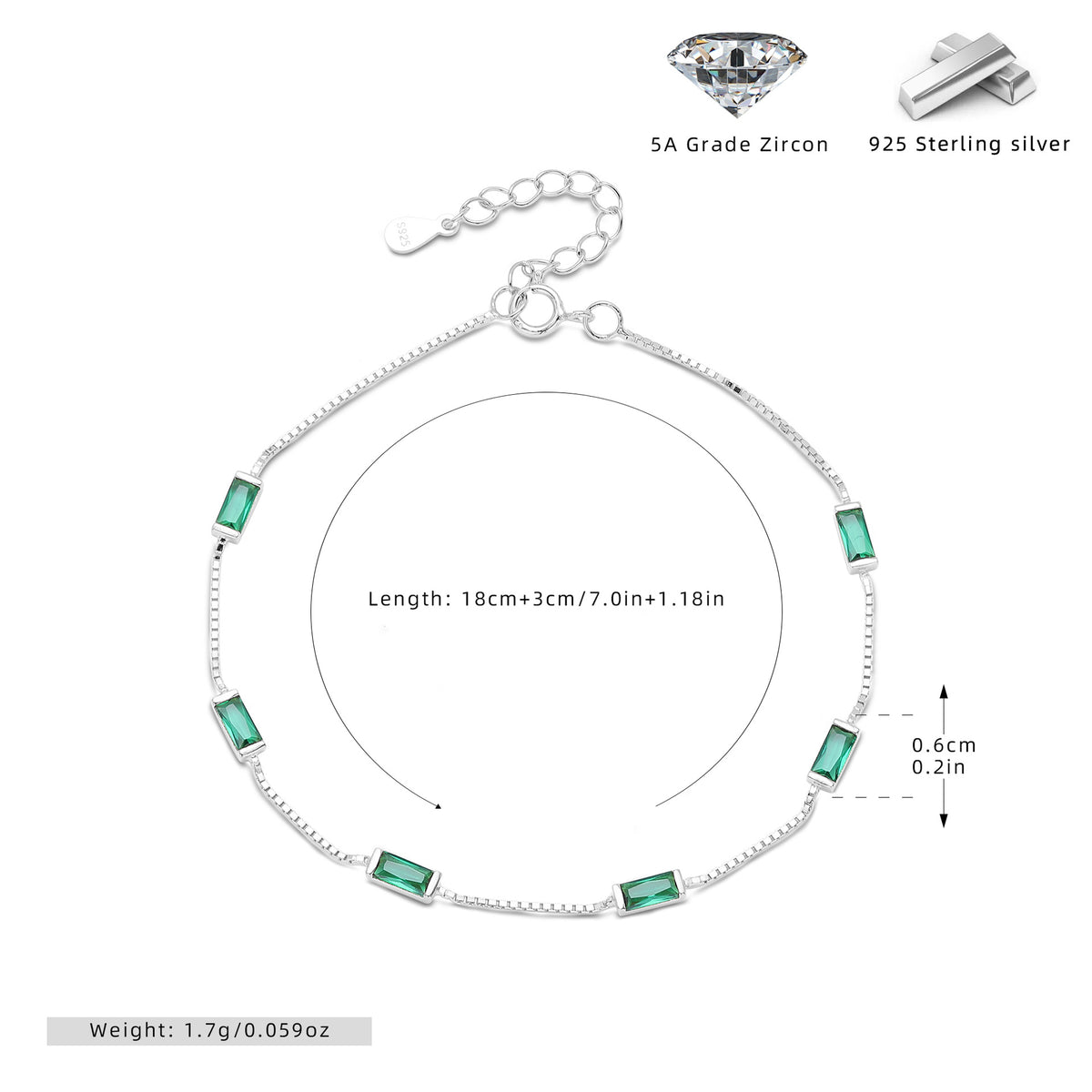 S925 Sterling Silver Bracelet