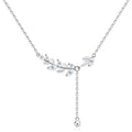 S925 Sterling Silver Moissanite Panicle Necklace