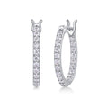 S925 Silver Shimmering Moissanite Earrings
