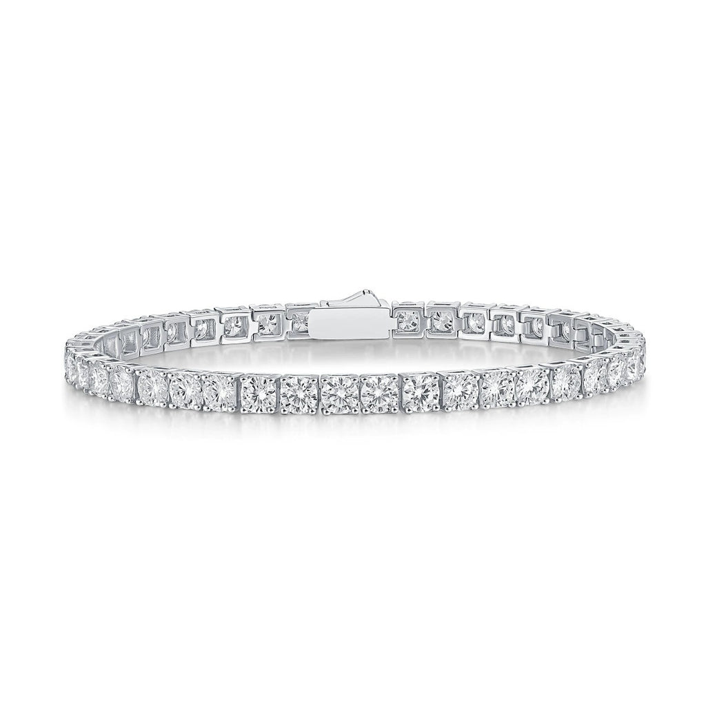 S925 Silver Moissanite Tennis Bracelet