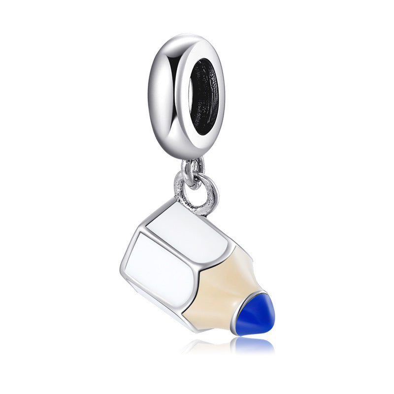 S925 Sterling Silver Pencil Pendant