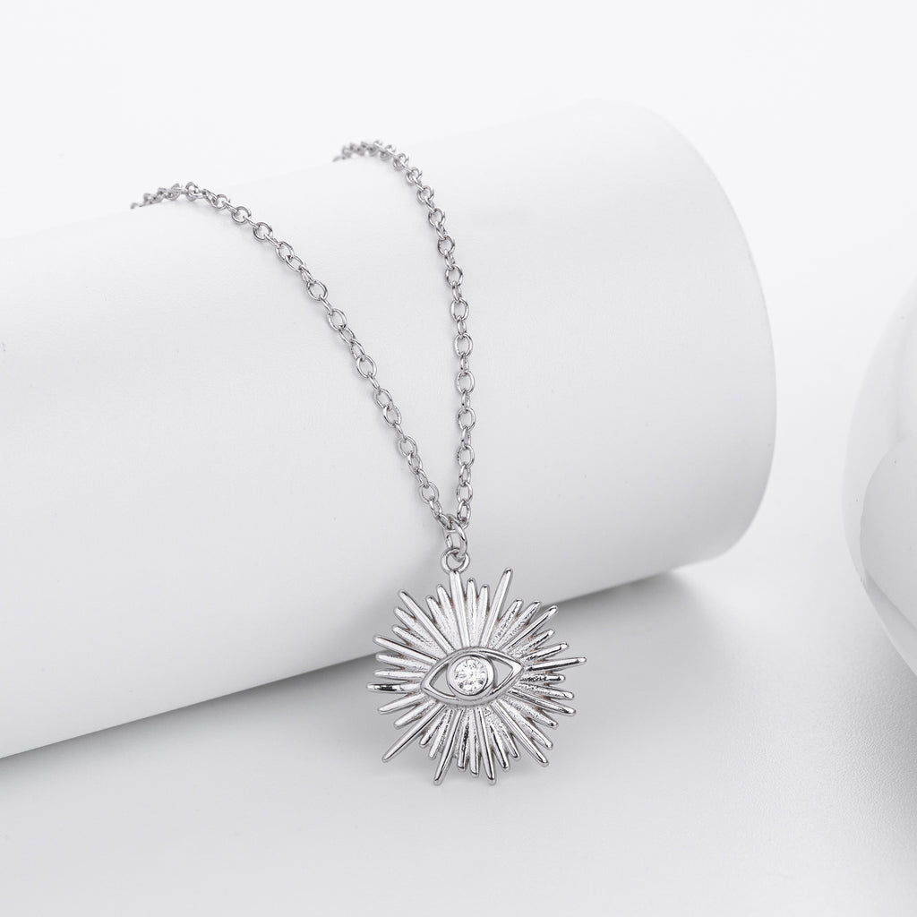 S925 Sterling Silver Fashion Necklace - Evil Eye