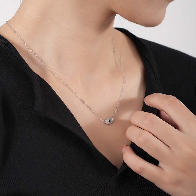 925 Sterling Silver and Zircon Necklace
