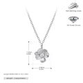 S925 Sterling Silver Flower Necklace