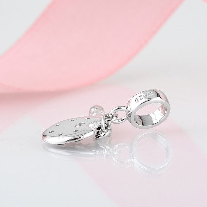 S925 Sterling Silver Art Palette and Paintbrush Pendant