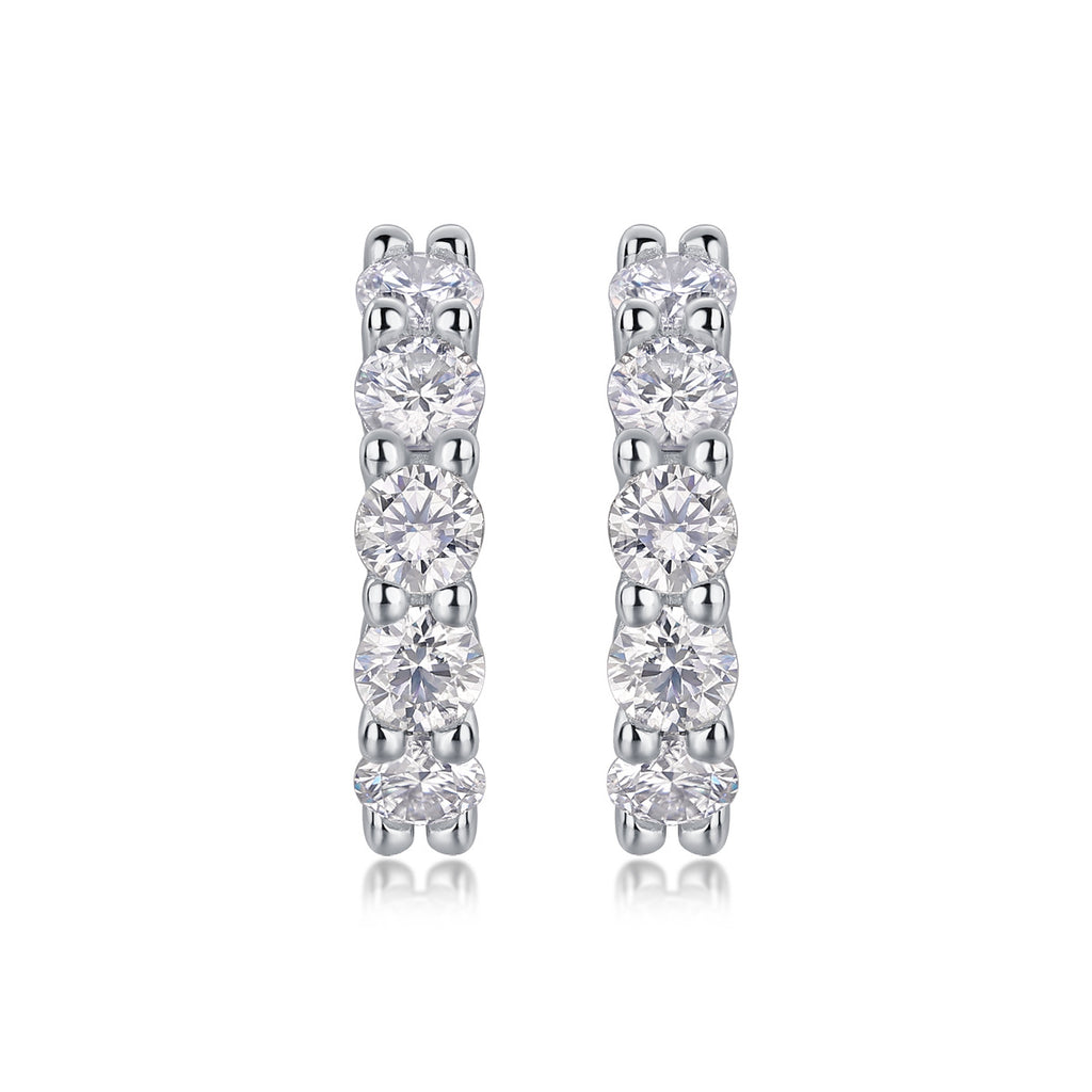 S925 Silver "Dawn" Moissanite Earrings
