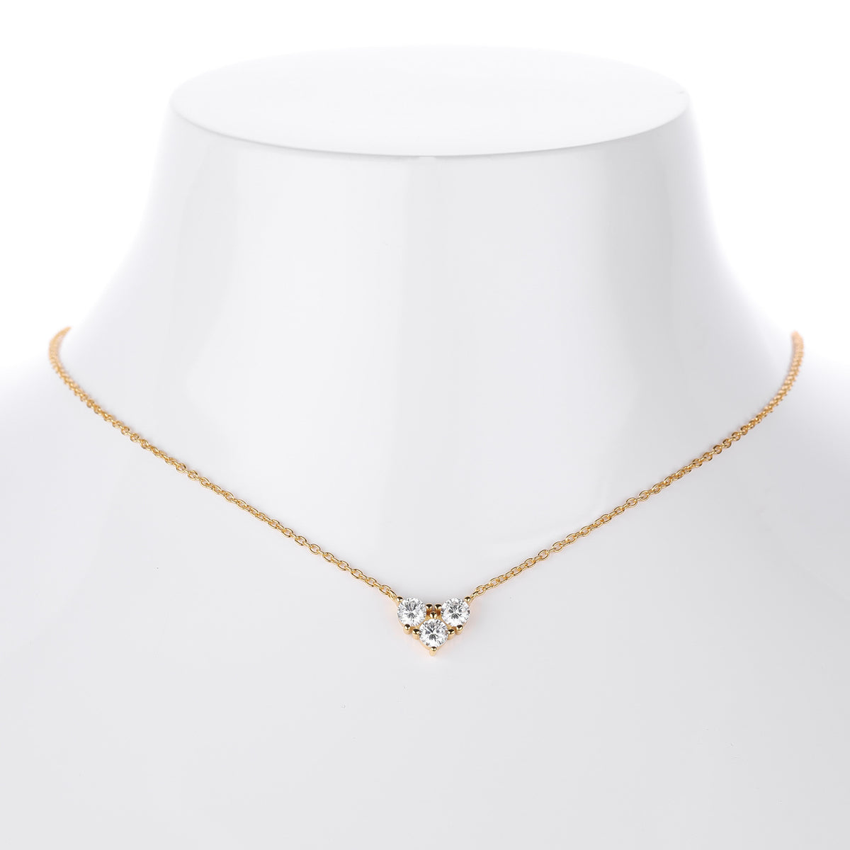 S925 Sterling Silver Niche Design Zirconia Necklace