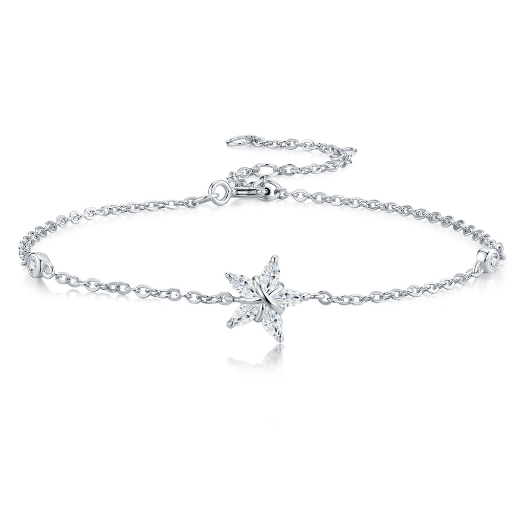 Non-tarnishing 925 Silver Moissanite Bracelet