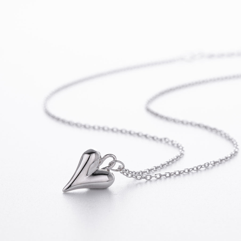 S925 Sterling Silver Heart Necklace
