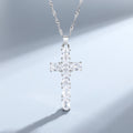 S925 Sterling Silver Halloween Cross Necklace