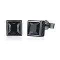 S925 Silver Halloween Quadrilateral Stud Earrings