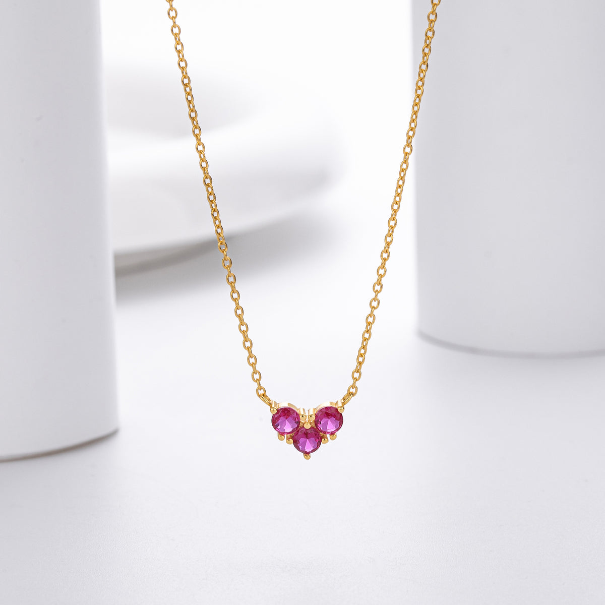 S925 Sterling Silver Niche Design Zirconia Necklace