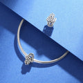 S925 Sterling Silver Blue Eye Bracelet Beads Zircon Pendant