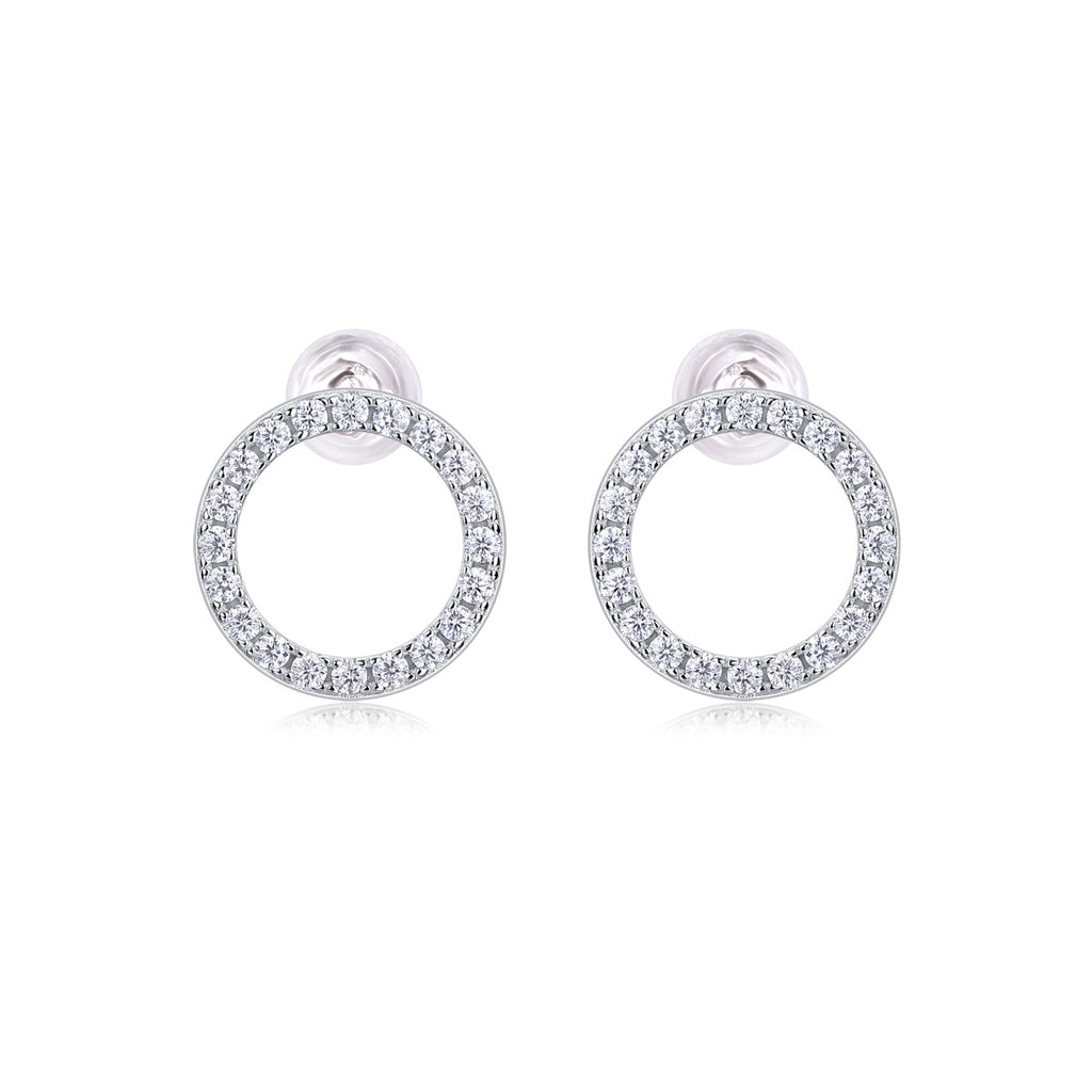 S925 Silver Exploration Moissanite Stud Earrings