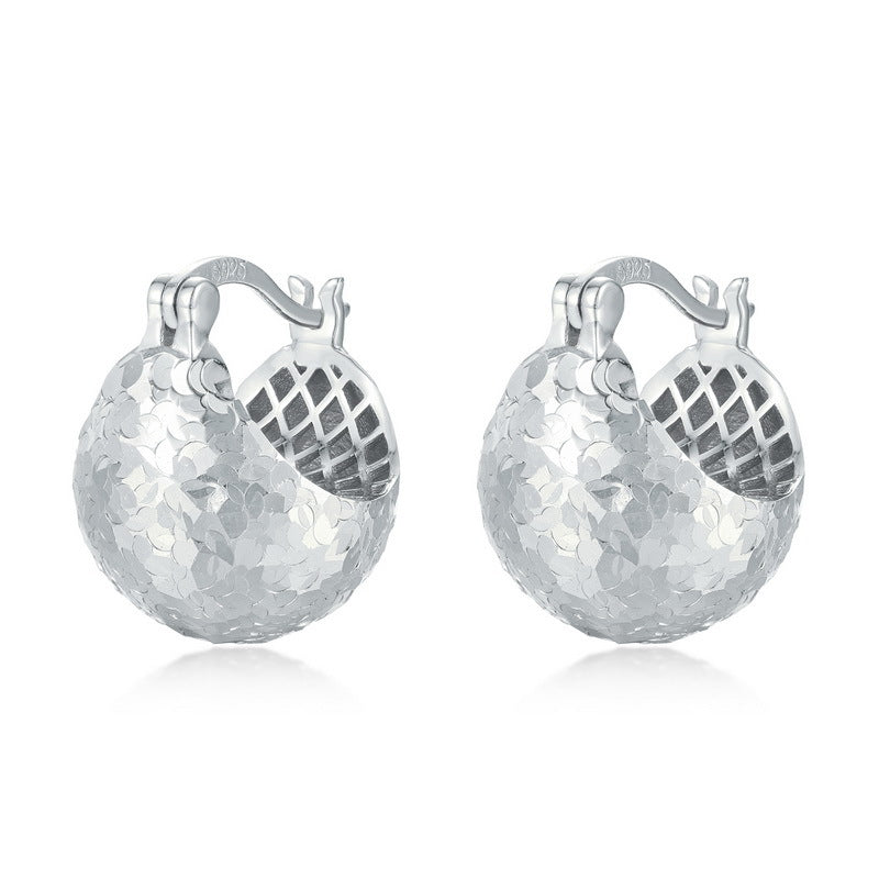 S925 Sterling Silver Gold-Plated Ice Shard Earrings