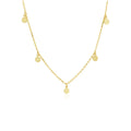 S925 Sterling Silver Disc Necklace
