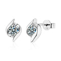 Classic S925 Sterling Silver Moissanite Earrings