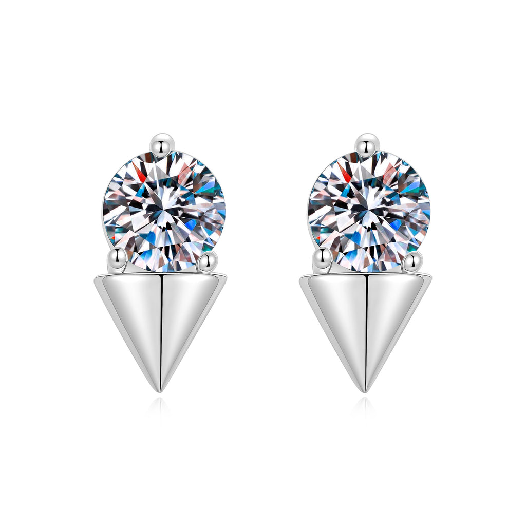 S925 Sterling Silver Moissanite Earrings