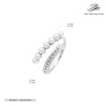 European and American style French retro S925 sterling silver pearl wheat ear ring