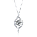 S925 Sterling Silver Necklace with Ultra-Sparkling Moissanite