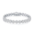 New S925 silver bracelet fully set with moissanite