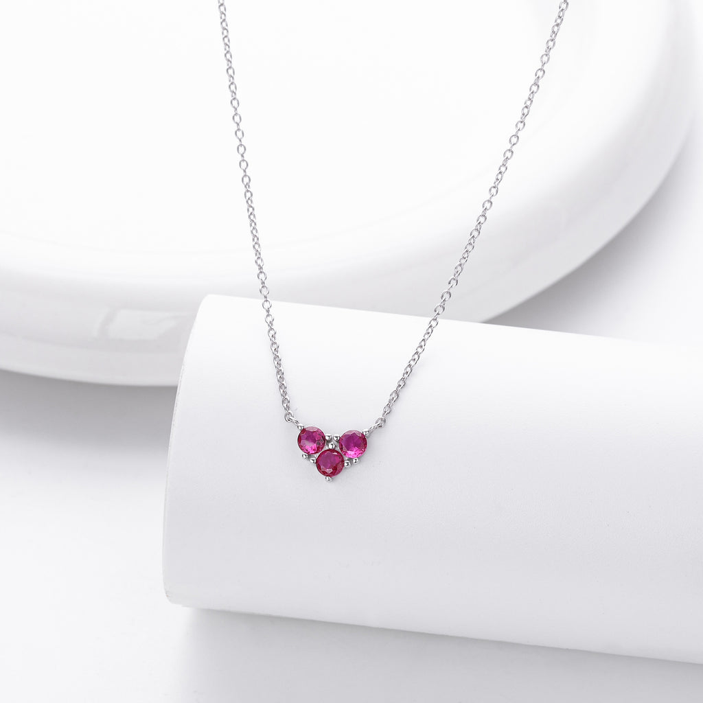 S925 Sterling Silver Niche Design Zirconia Necklace