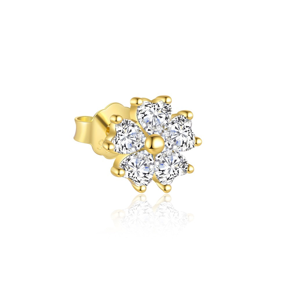 S925 Sterling Silver Earrings Set with Zirconia