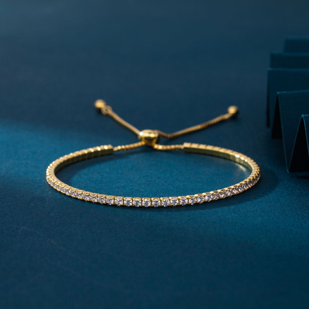 S925 Sterling Silver Micro-Pave Zircon Bracelet