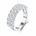 S925 Silver Moissanite Ring
