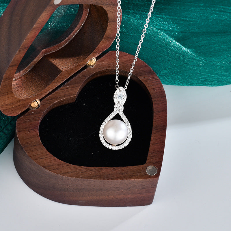 S925 Sterling Silver Moissanite Treasure Life Necklace