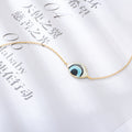 S925 Sterling Silver Retro Electroplated 14K Gold Devil's Eye Bracelet