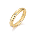 S925 Silver Gold-Plated Moissanite Ring