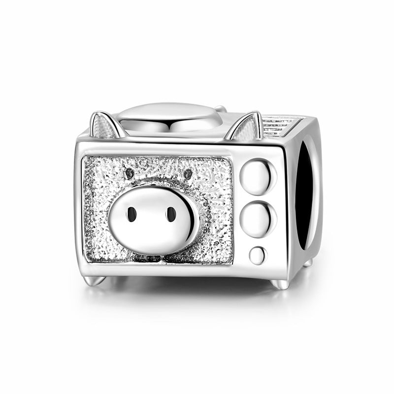 S925 Sterling Silver Piggy Oven Mix and Match Style Bead