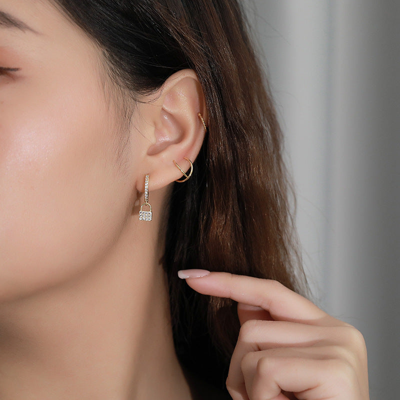 925 Sterling Silver Zircon Stud Earrings