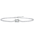 S925 Silver Aurora Moissanite Bracelet