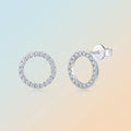 S925 Silver Exploration Moissanite Stud Earrings