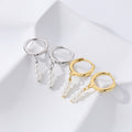 925 Sterling Silver Pearl Drop Earrings