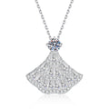 S925 Sterling Silver Moissanite "Princess's Skirt" Necklace