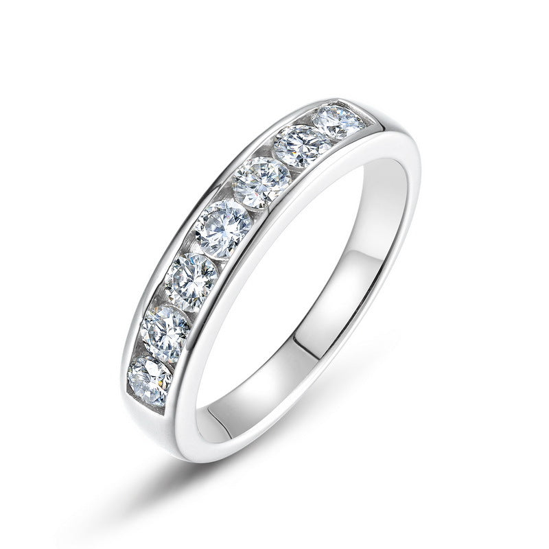 S925 Sterling Silver Radiant Moissanite Ring
