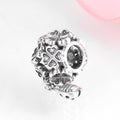 S925 Sterling Silver Four Leaf Clover LADYBIRD Beaded Zircon Pendant