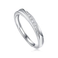 S925 Sterling Silver Moissanite Couple's Rings