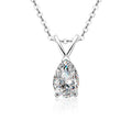 S925 Sterling Silver Moissanite Water Drop Necklace